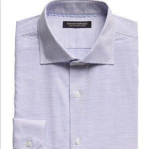 Banana Republic Untucked Slim-Fit Dress Shirt